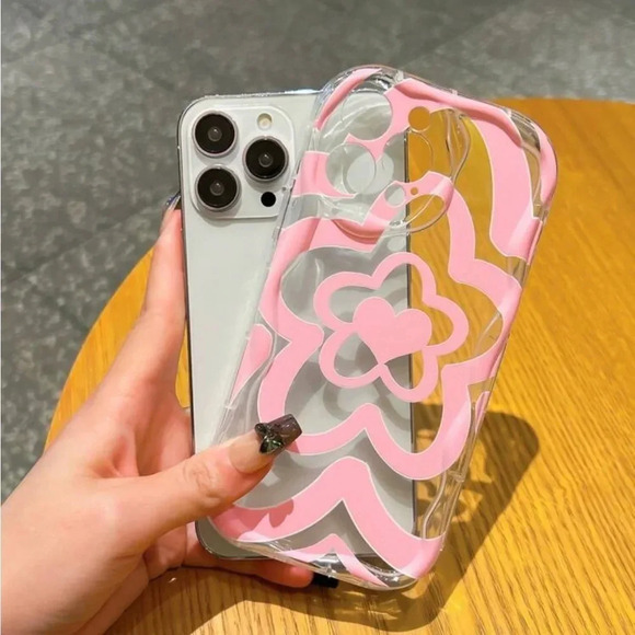 ⚠️Clearance iPhone 14/Pro/Pro Max Cute Pink Phone Case - Picture 5 of 5